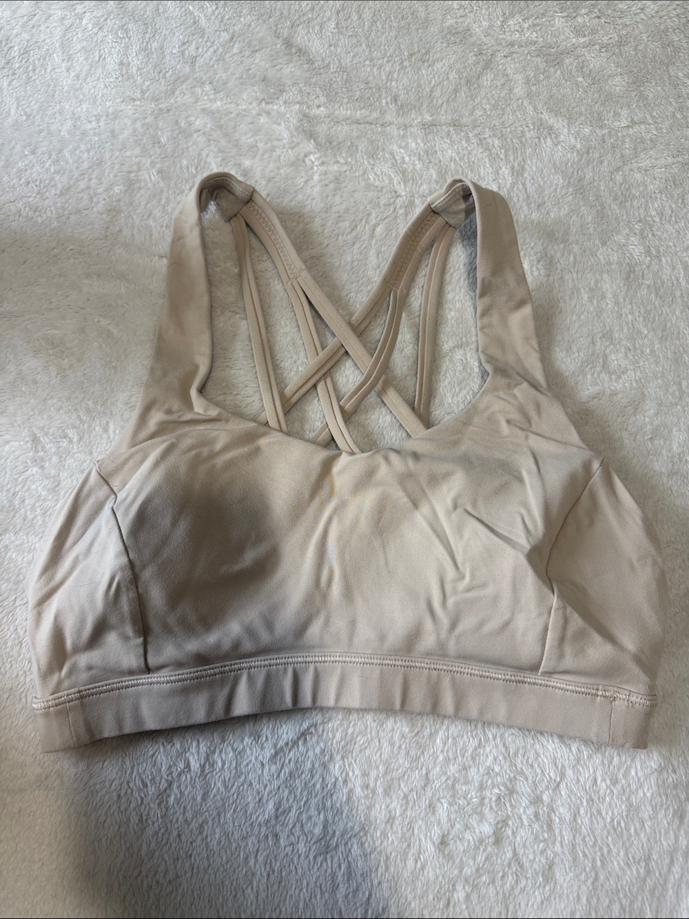 lululemon athletica Energy Bra - Cream Size 4